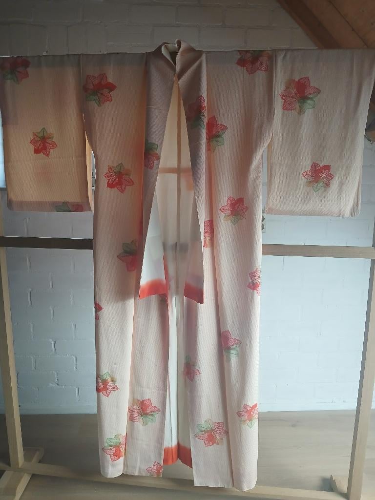 Traditionele Japanse Kimono momiji shibori, Ophalen of Verzenden
