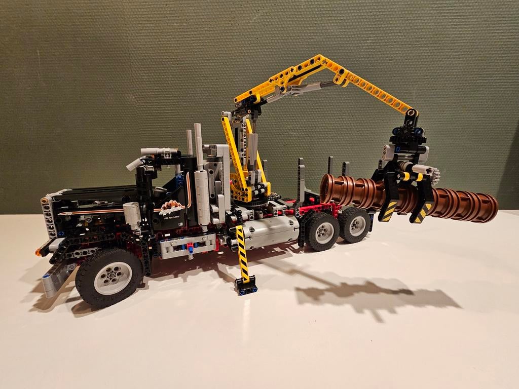 LEGO Technic 9397 Houttransportwagen - Compleet, Ophalen of Verzenden, Zo goed als nieuw, Complete set, Lego