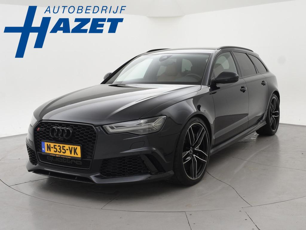 Audi RS6 4.0 TFSI V8 605 PK PERFORMANCE + KERAMISCH | B&O |, Auto's, Automaat, Gebruikt, Lichtsensor, Geïmporteerd