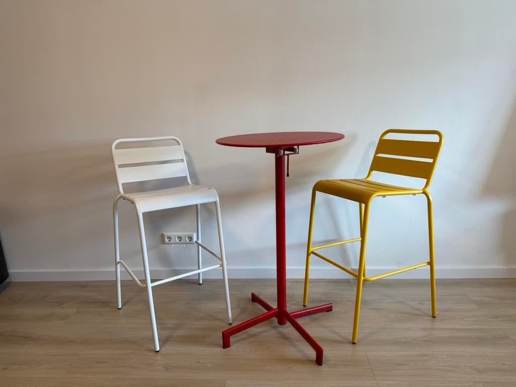 Bar krukken & sta tafels, Ophalen of Verzenden, Nieuw, Metaal, 60 tot 90 cm