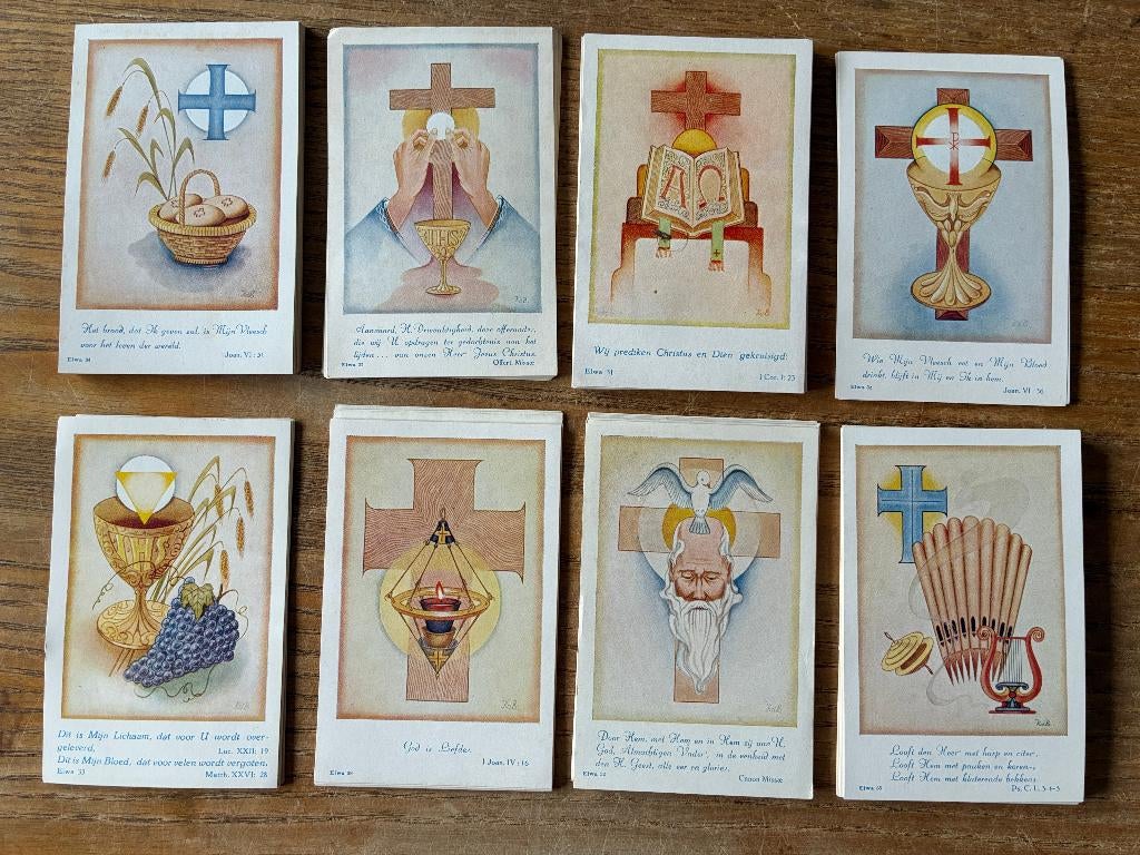 Vintage devotieprentjes santjes, Ophalen of Verzenden, Zo goed als nieuw, Kaart of Prent, Christendom | Katholiek