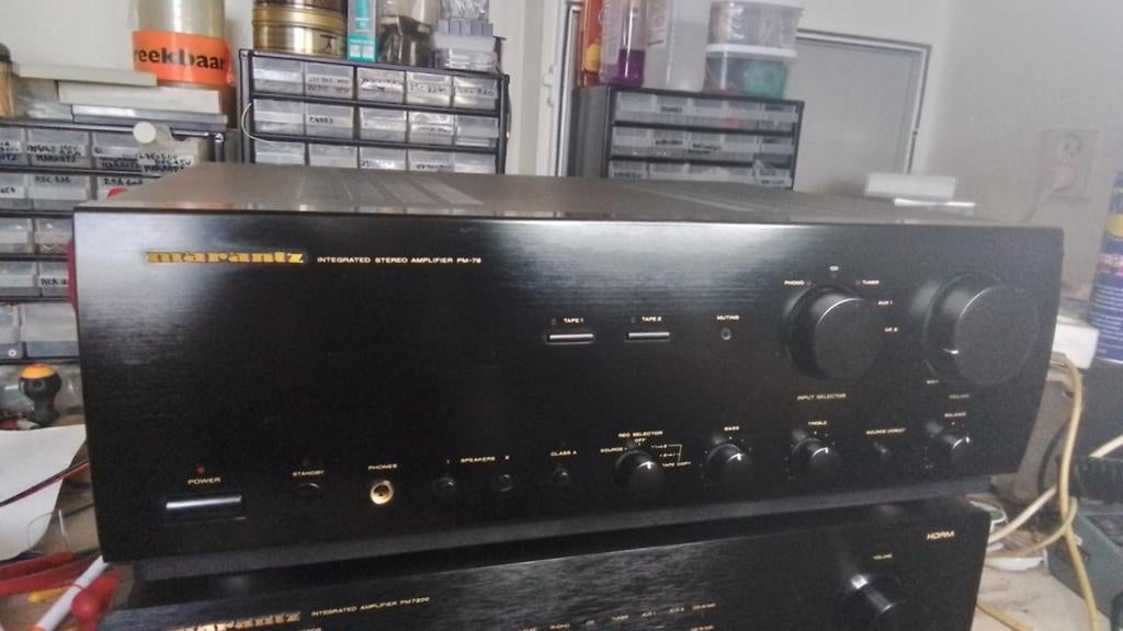 Marantz PM-78 Versterker Met Klasse A., Audio, Tv en Foto, Versterkers en Receivers, Zo goed als nieuw, 60 tot 120 watt, Stereo