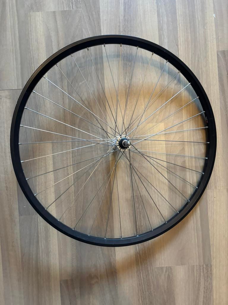 Voorwiel en bagagedrager Cortina U4, Ophalen of Verzenden, Zo goed als nieuw, Wiel