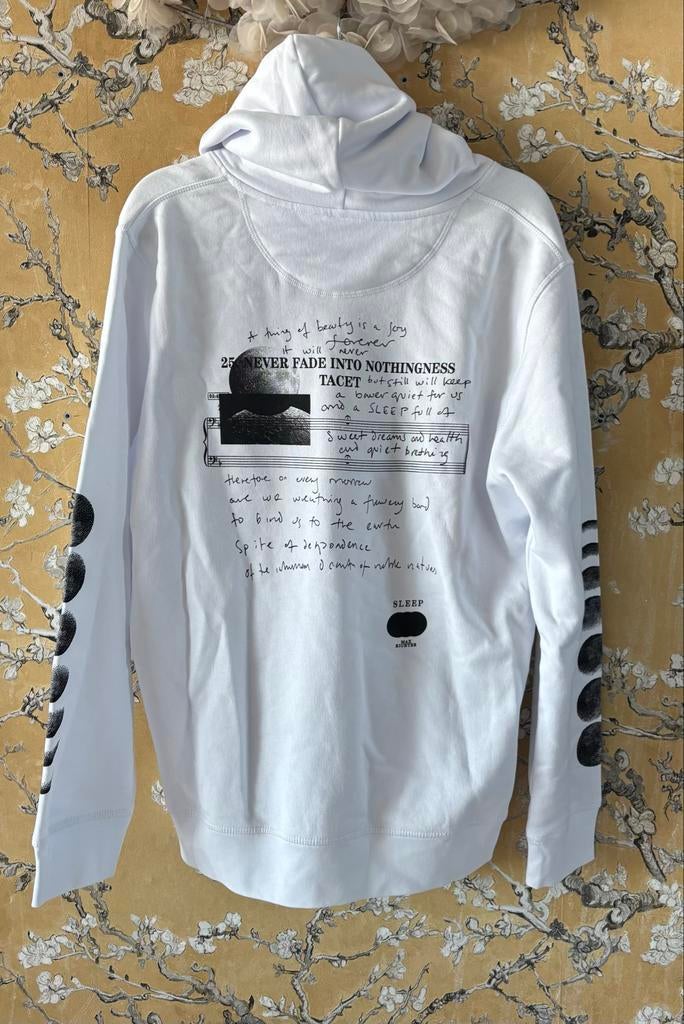 Max Richter SLEEP. Witte hoodie - Maat XL, Ophalen of Verzenden, Nieuw, Maat 52/54 (L), Wit