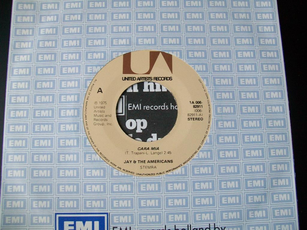 JAY & THE AMERICANS met Cara Mia (1975) in nieuwstaat, Verzenden, 7 inch, Single, Zo goed als nieuw