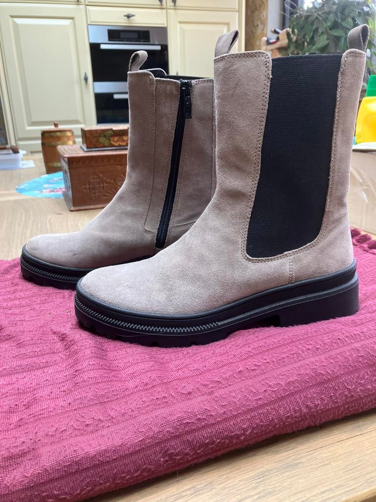 Ara laarsjes mt 5.5, Beige, Lage of Enkellaarzen, Ophalen of Verzenden, Zo goed als nieuw