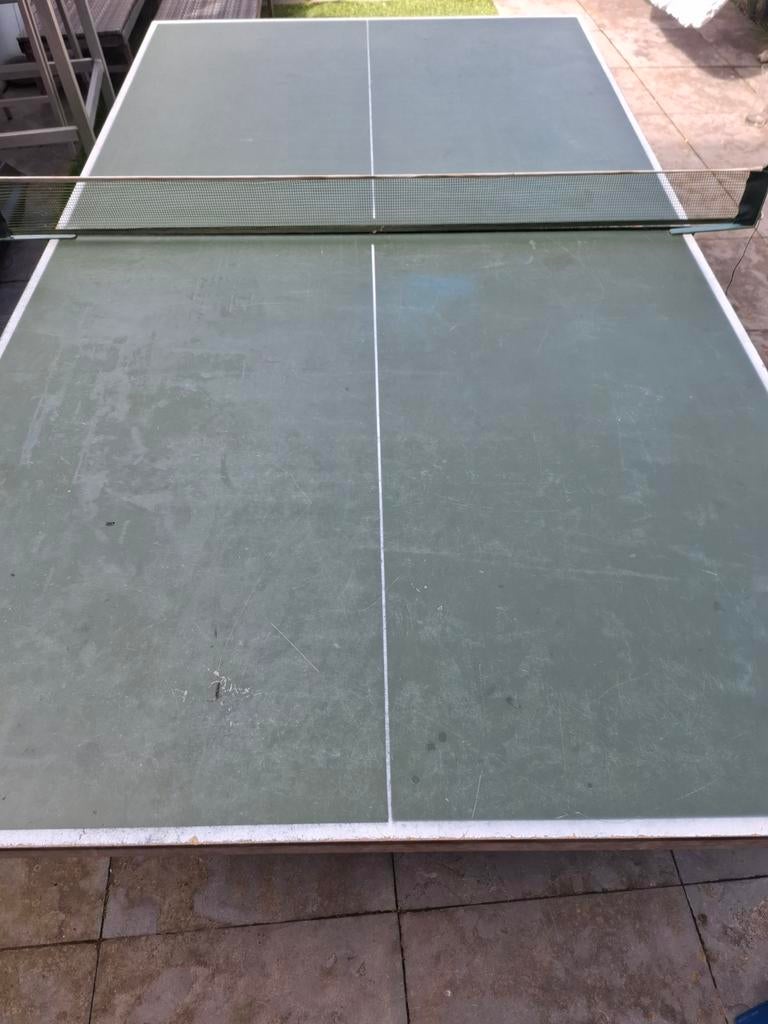 Tafeltennistafel op wieltjes, Sport en Fitness, Tafeltennis, Ophalen of Verzenden, Zo goed als nieuw, Tafel Indoor
