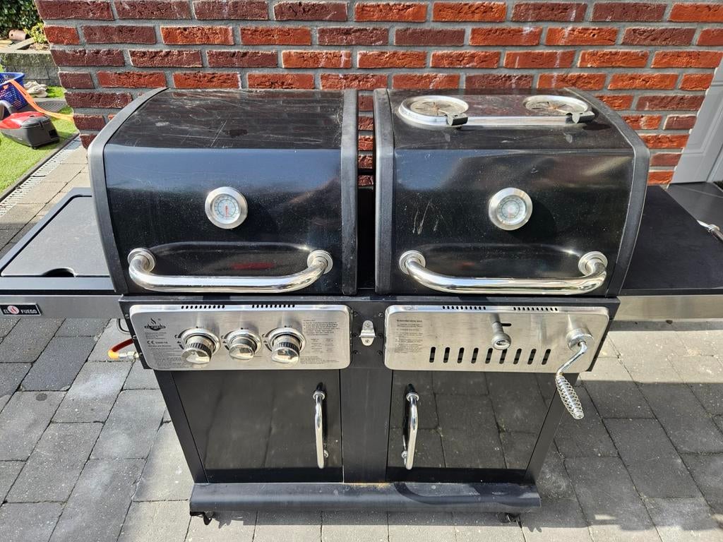 El Fuego Gas- en Houtskoolbarbecue - Gebruikt, Ophalen, Gebruikt, El Fuego