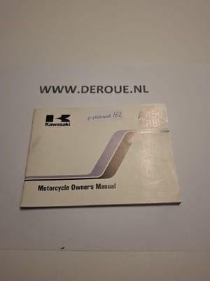 162 0WNERS MANUAL KAWASAKI AR50-AR80 1990 USED, Ophalen of Verzenden, Kawasaki