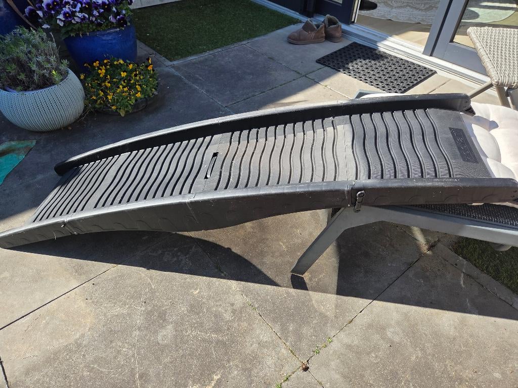 Hondenloopplank, Ophalen, Zo goed als nieuw