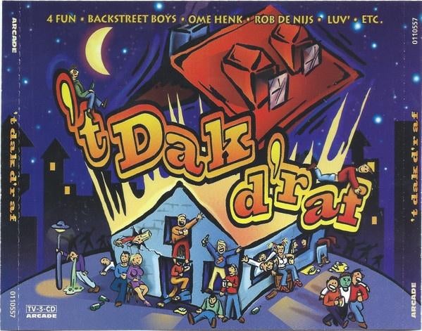 't Dak d'r af - 3 cd box - 60 feestnummers, Ophalen of Verzenden, Zo goed als nieuw, Pop, Boxset