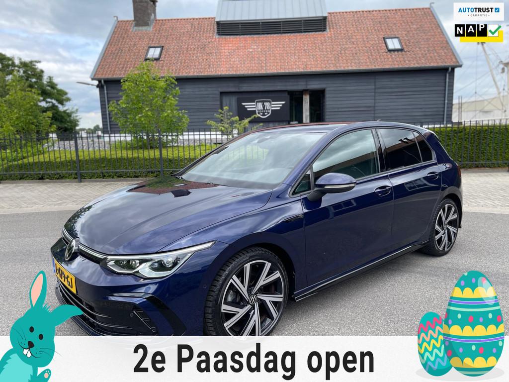 Volkswagen Golf 1.5 TSI 2X R-LINE CAMERA VIRTUAL DISPLAY SFE, Voorwielaandrijving, 4 cilinders, Blauw, Leder en Stof