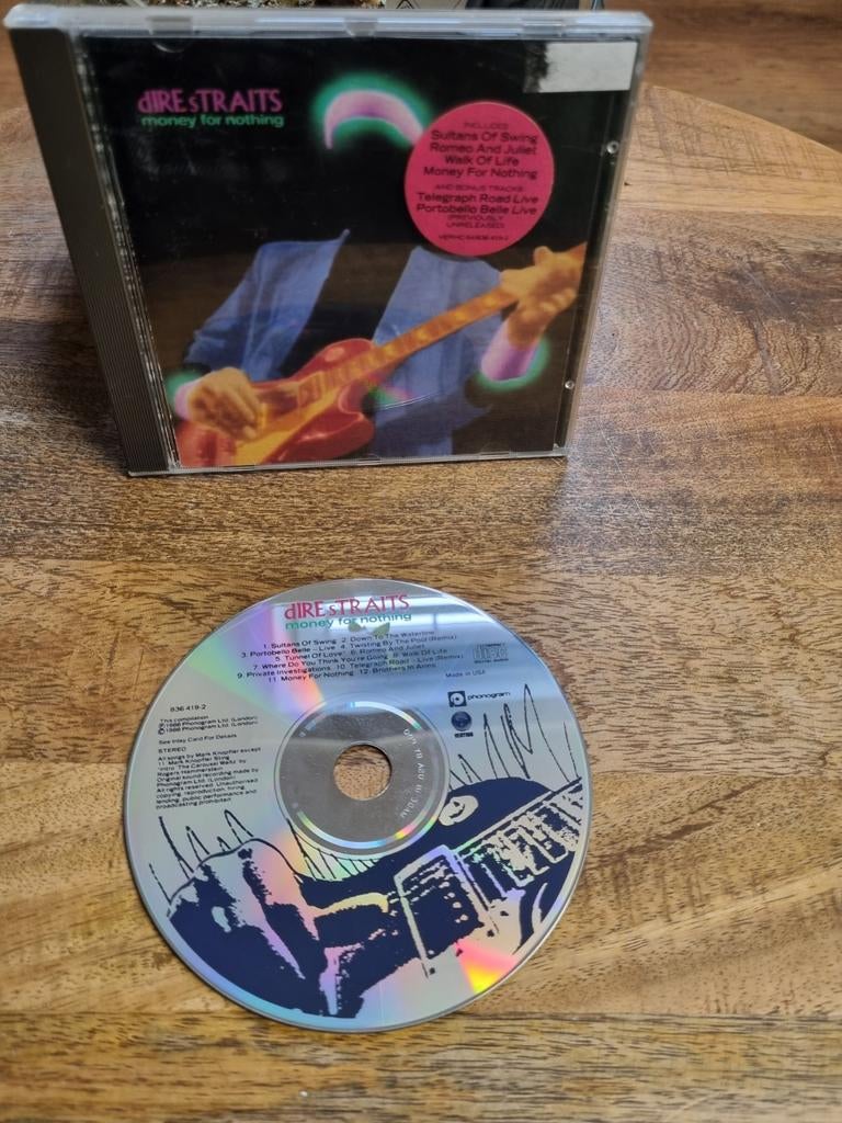 Cd Dire Straits – Money For Nothing, Avontuur en Actie, 1 speler, Ophalen of Verzenden, Zo goed als nieuw