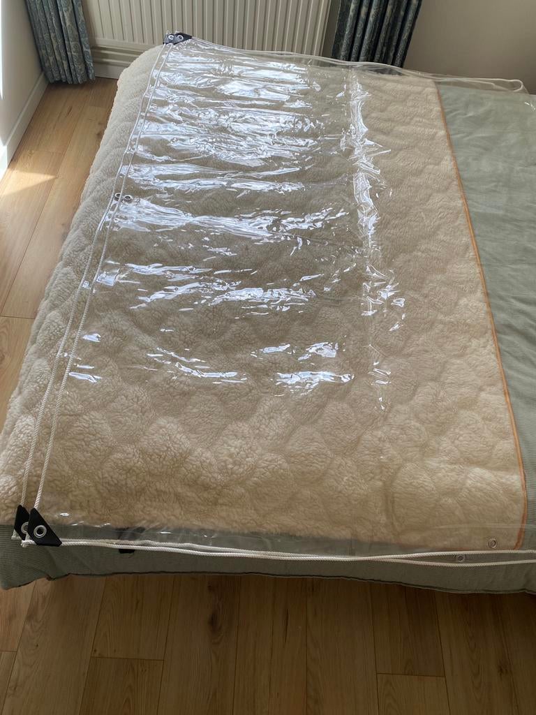 Vevor Tarp Zeil 2x3 m 380gsm Doorzichtig met zeilringen., Ophalen of Verzenden, Zo goed als nieuw, 5 tot 10 m², Zeil