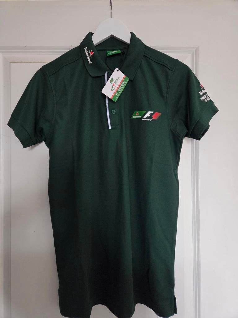 heineken f1 polo , groen nieuwe met kaartje Maat S, Ophalen of Verzenden, Nieuw, Formule 1