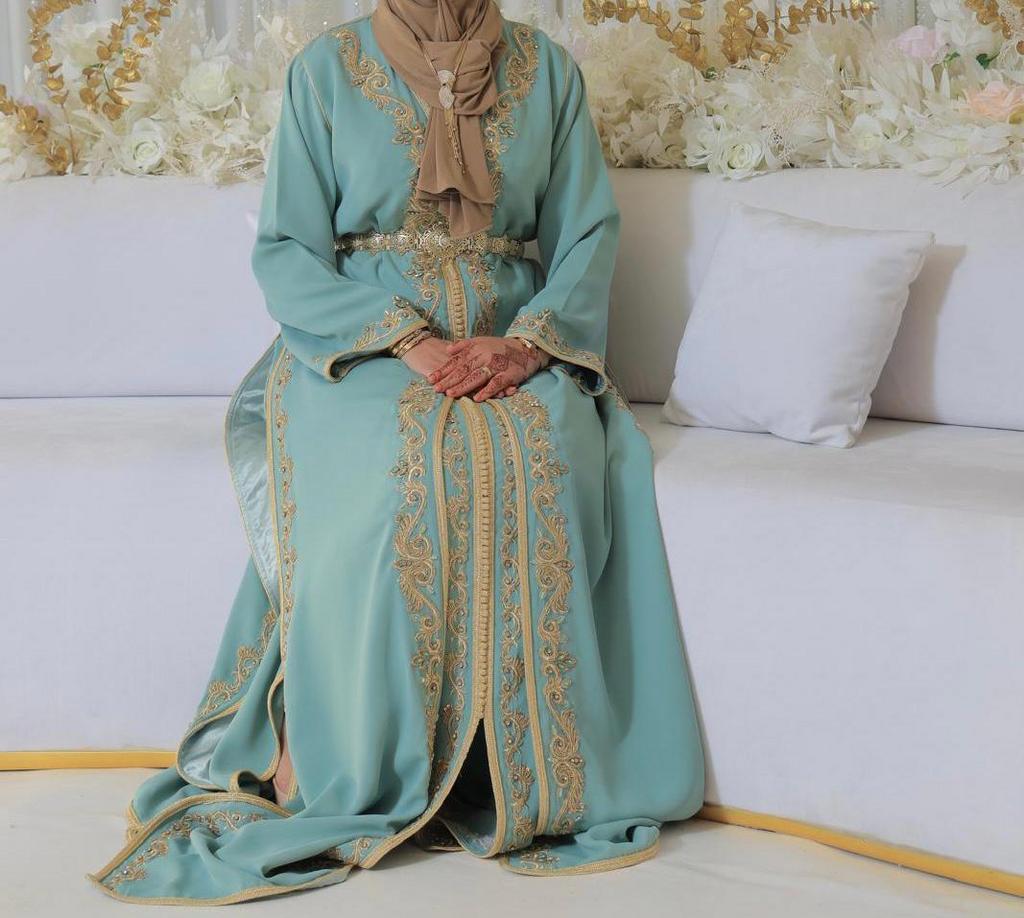 Prachtig Marokkaanse jurk takchita als nieuw, Ophalen of Verzenden, Zo goed als nieuw, Maat 36 (S), Overige typen