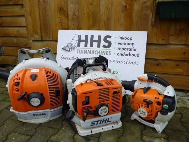 bladblazer stihl br 600 400 en br 420lopende machine, Tuin en Terras, Bladblazers, Ophalen, Gebruikt, Benzine, Husqvarna