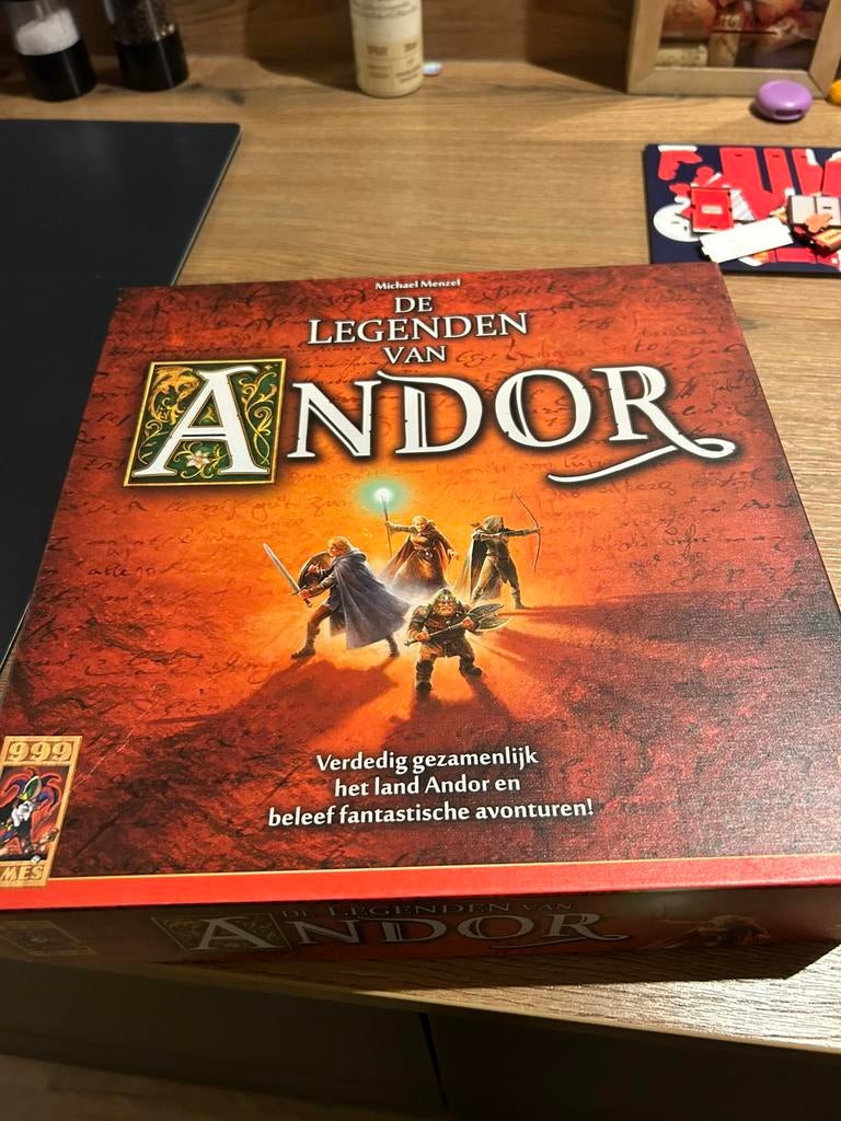 Legenden van Andor - Coöperatief Fantasyspel, Hobby en Vrije tijd, Gezelschapsspellen | Bordspellen, Drie of vier spelers, Ophalen of Verzenden