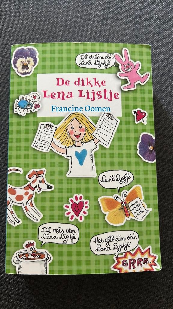 De dikke Lena Lijstje van Francien Oomen paperback, Verzamelen, Ophalen of Verzenden, Zo goed als nieuw, Speelkaart(en)