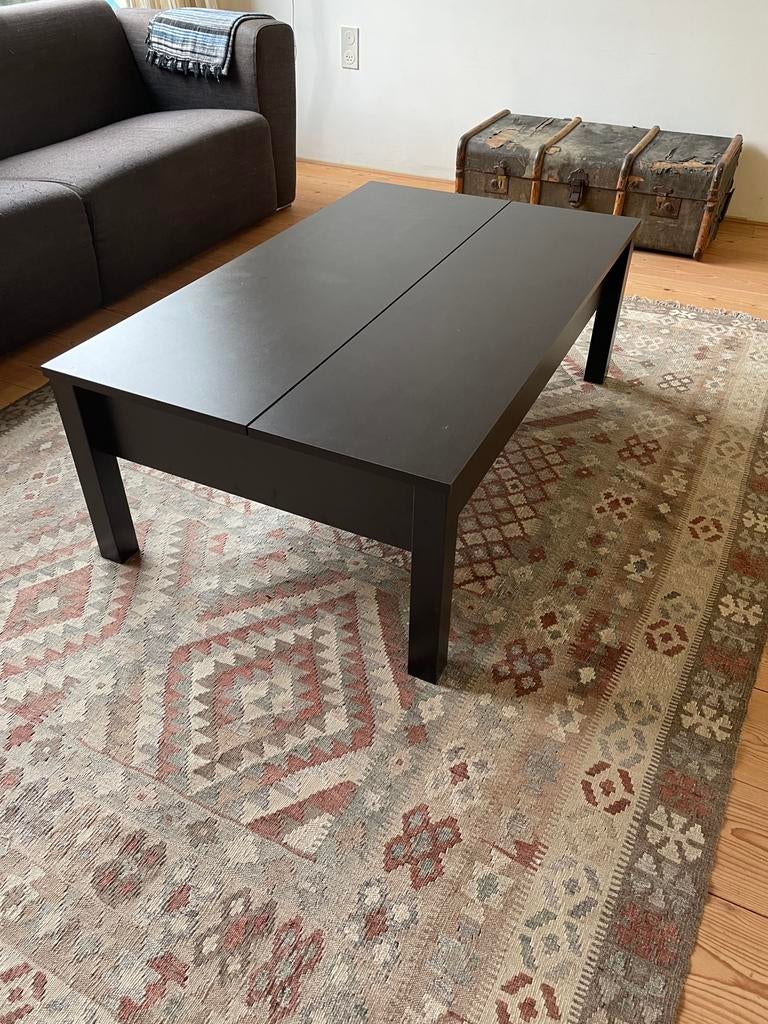 Salontafel met opbergruimte, Ophalen, Gebruikt, 100 tot 150 cm, 50 tot 100 cm