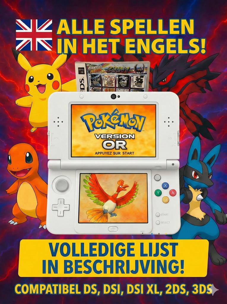 Pokemon Nintendo DS (DS, GBA), Spelcomputers en Games, Games | Nintendo DS, Online, 1 speler, Ophalen of Verzenden, Zo goed als nieuw
