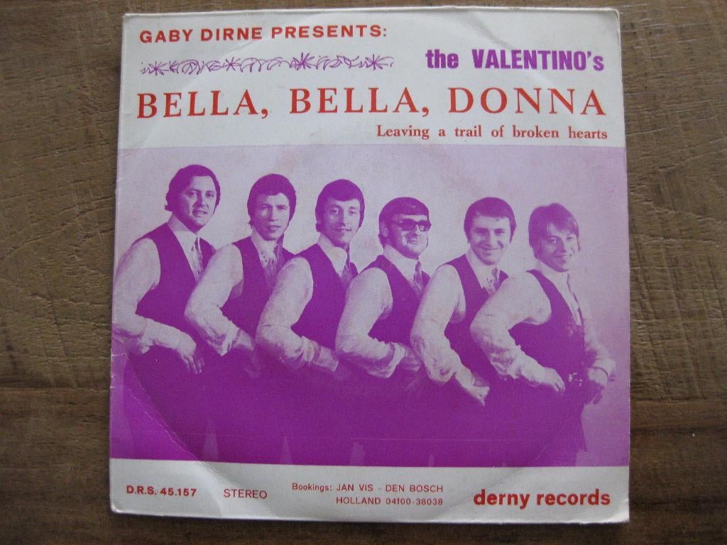 Vinyl single  The Valentino's  "Bella, Bella, Donna", Ophalen of Verzenden, Gebruikt, Pop