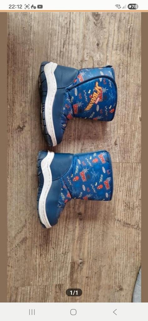 Sneeuwboots maat 27 - Spiderman, Ophalen, Gebruikt, Laarzen, Onbekend