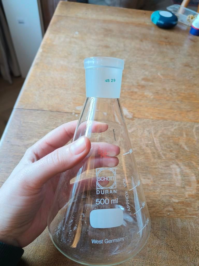 Erlenmeyer Schott 500ml, Ophalen