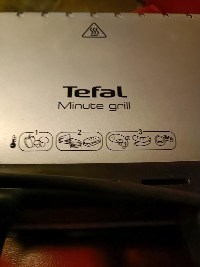 Contact grill  tefal, Ophalen of Verzenden, Gebruikt