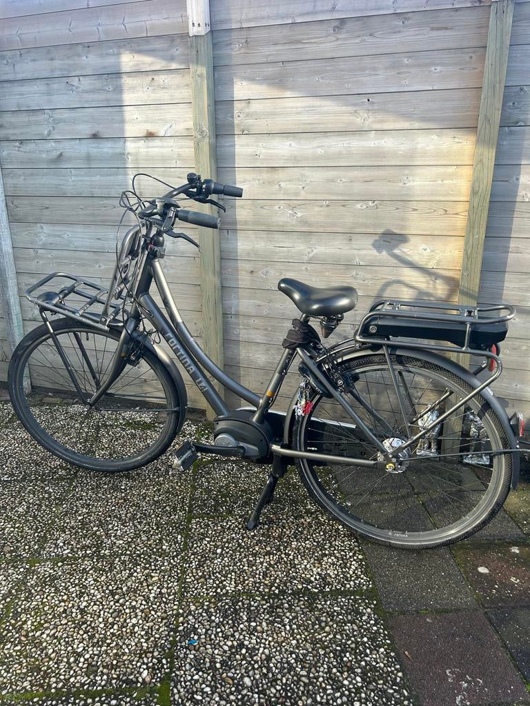 Cortina E-U4 Transportfiets - Mat Zwart, Ophalen, Gebruikt, Cortina, 51 tot 55 cm