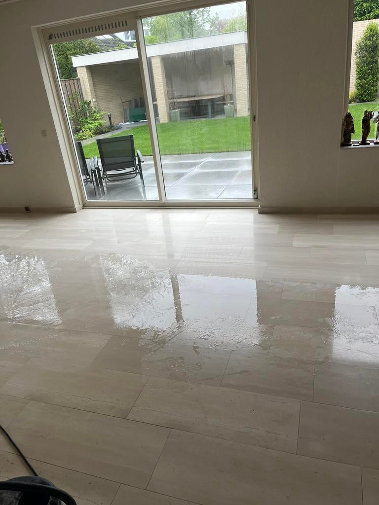 Travertin vloer polijsten, Travertin, Gebruikt, Travertin, Travertin