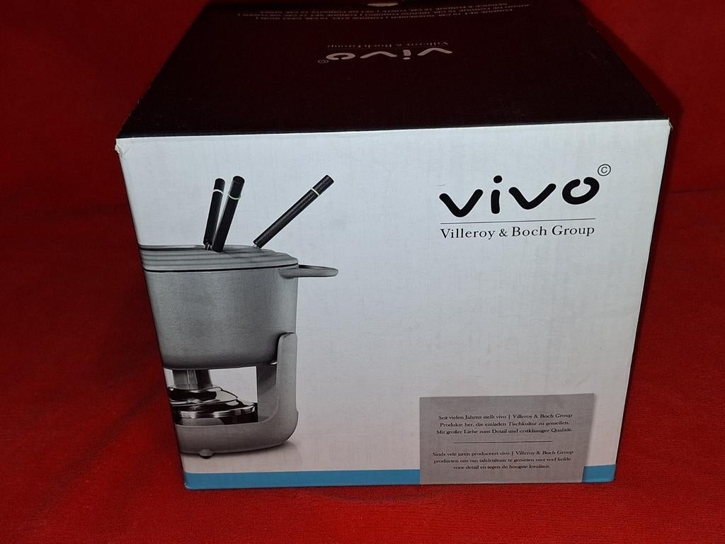 Nieuw Gietijzeren Kaas Fondue Pan Villeroy Boch Vivo Set, Gietijzer, Nieuw, Ophalen of Verzenden, Keramische plaat