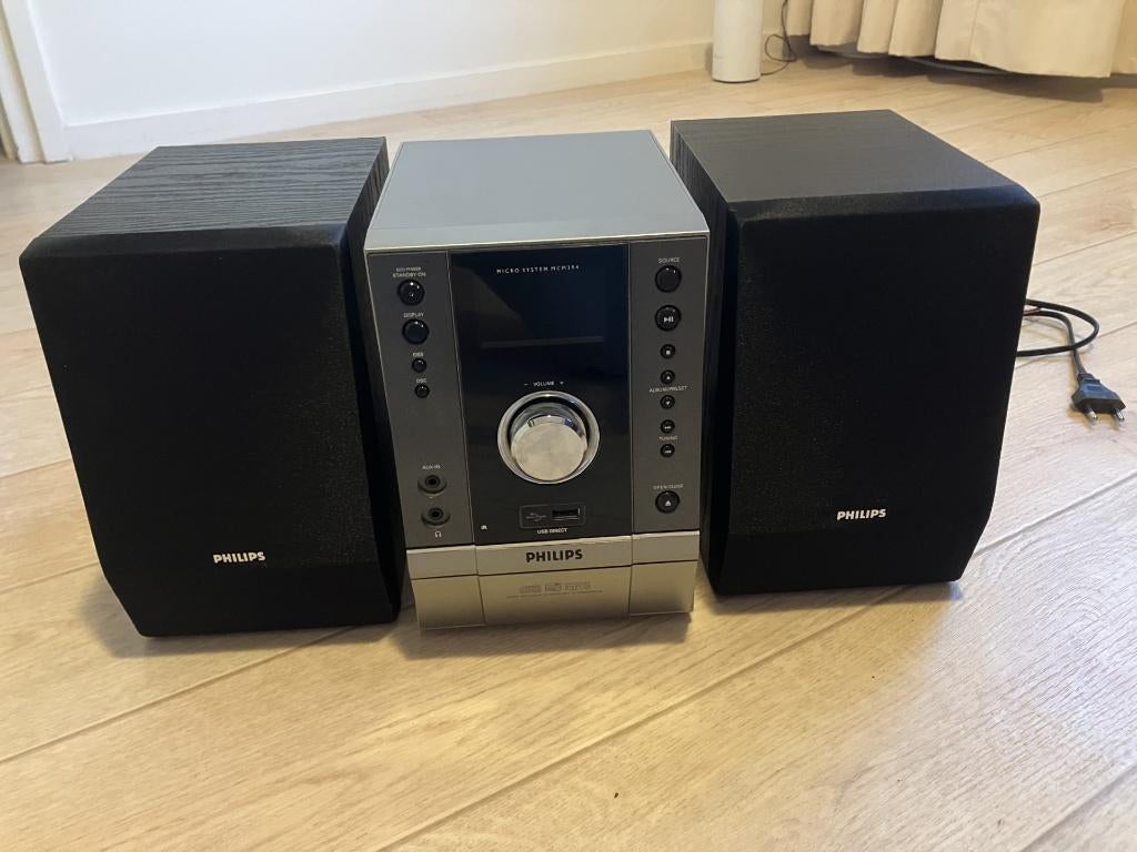 Philips micro system MCM394/12, Ophalen, Gebruikt, Philips, Microset