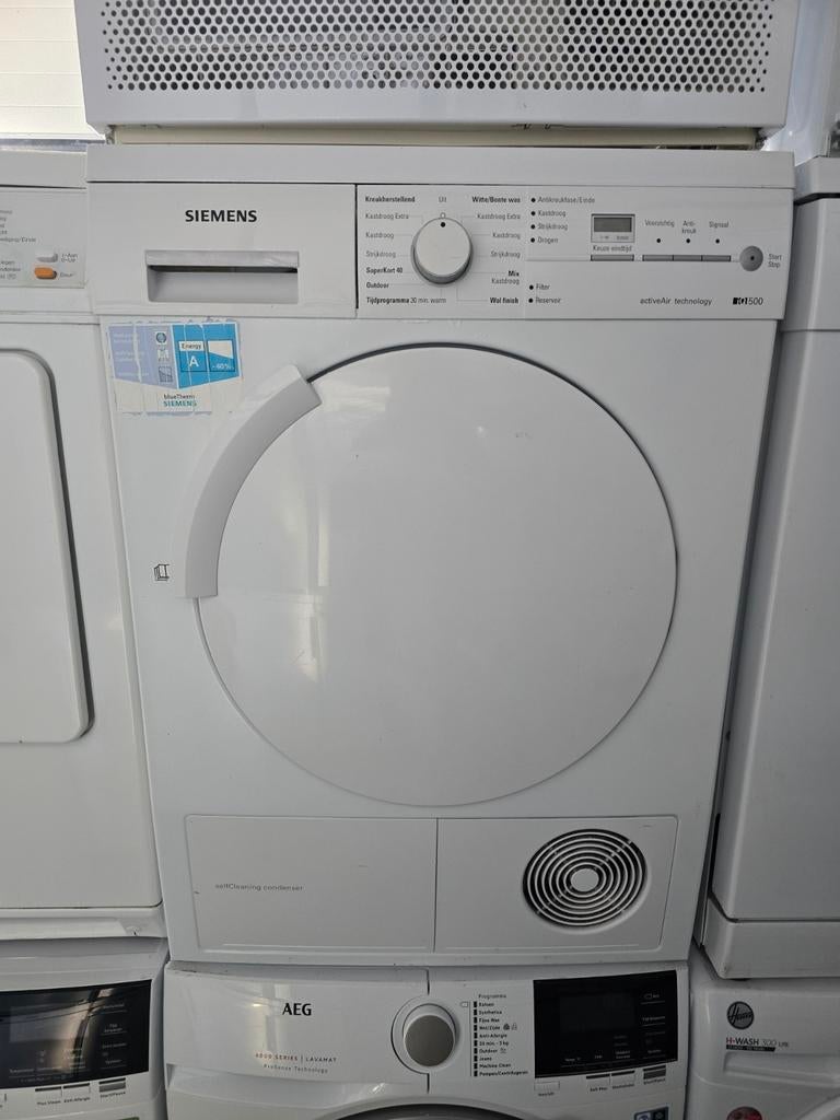 Keurige ruime en zuinige Siemens iQ500 warmtepompdroger!🚚✅️, 6 tot 8 kg, Siemens, Ophalen of Verzenden, Zo goed als nieuw