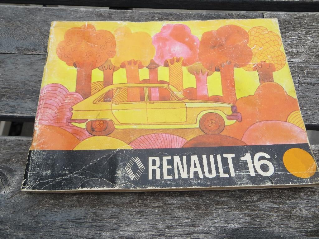 Instructieboek Renault 16 10-1975, Ophalen of Verzenden