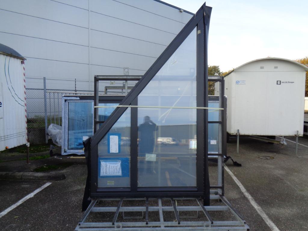 HEBO links  GEVELKOZIJN, HR++ veiligheidsglas,168x278,NIEUW!, Ophalen, Raamkozijn, Nieuw, 150 tot 225 cm