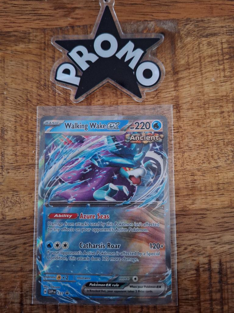 Pokemon Walking wake EX (SVP 127) – Promo, Ophalen of Verzenden, Nieuw, Losse kaart, Foil