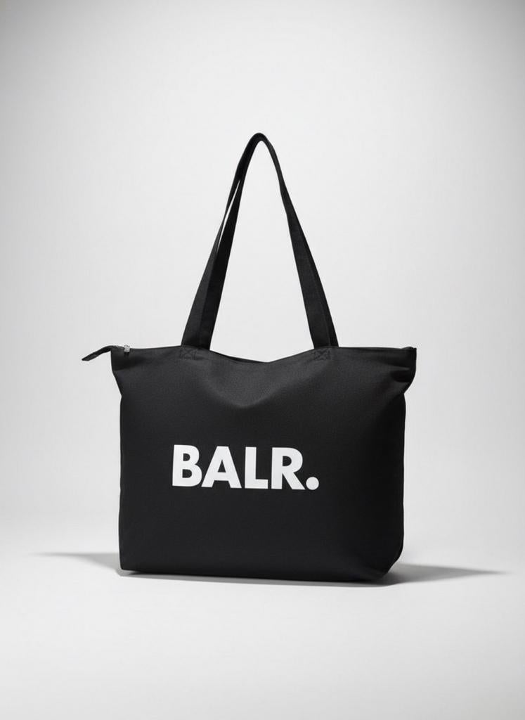 BALR. canvas sport- & schoudertas – nieuw (zwart), Sieraden, Tassen en Uiterlijk, Tassen | Reistassen en Weekendtassen, 30 cm of meer