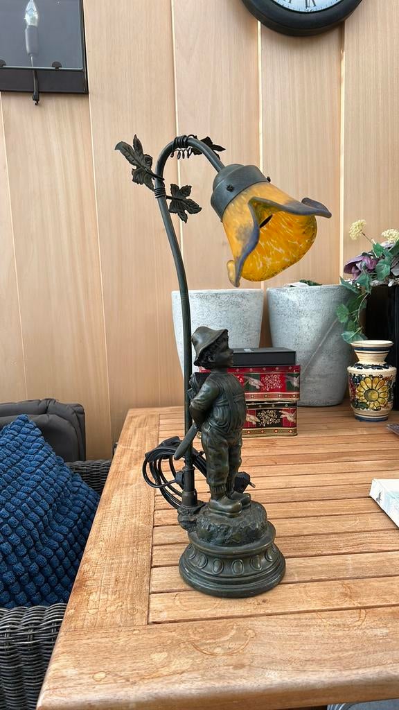 Tafellamp, Ophalen of Verzenden, Zo goed als nieuw, 50 tot 75 cm