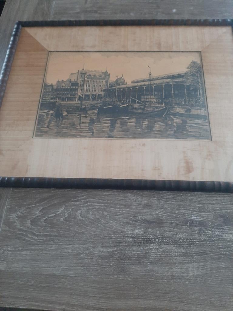 Oude pentekening van modehuis Gerzon, Ophalen of Verzenden