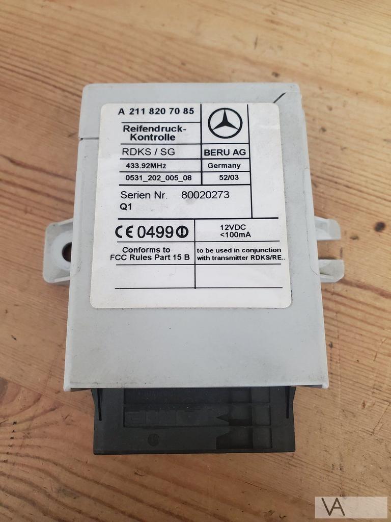 Mercedes E klasse W211 2002 - 2009 module bandenspanning €30, Ophalen of Verzenden, Gebruikt, Mercedes-Benz