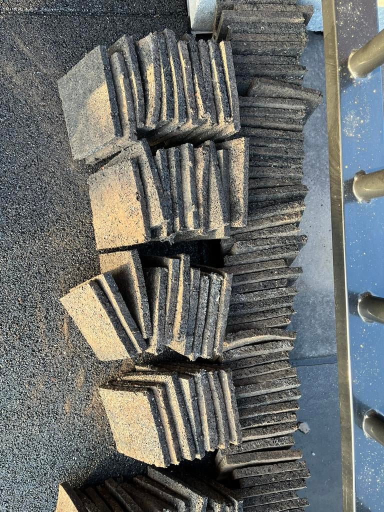 Rubberen tegeldragers, Tuin en Terras, Tegels en Klinkers, Ophalen, Overige typen, Rubber, Zo goed als nieuw