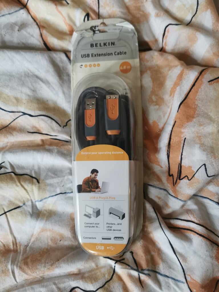 Belkin usb kabel, Ophalen of Verzenden, Nieuw