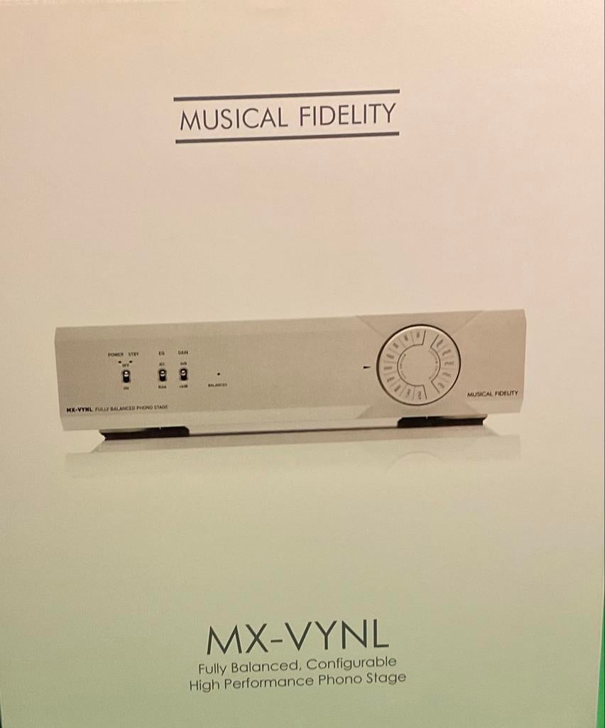 Musical Fidelity MX-Vynl Phono Voorversterker XLR, Ophalen of Verzenden, Zo goed als nieuw, Overige merken
