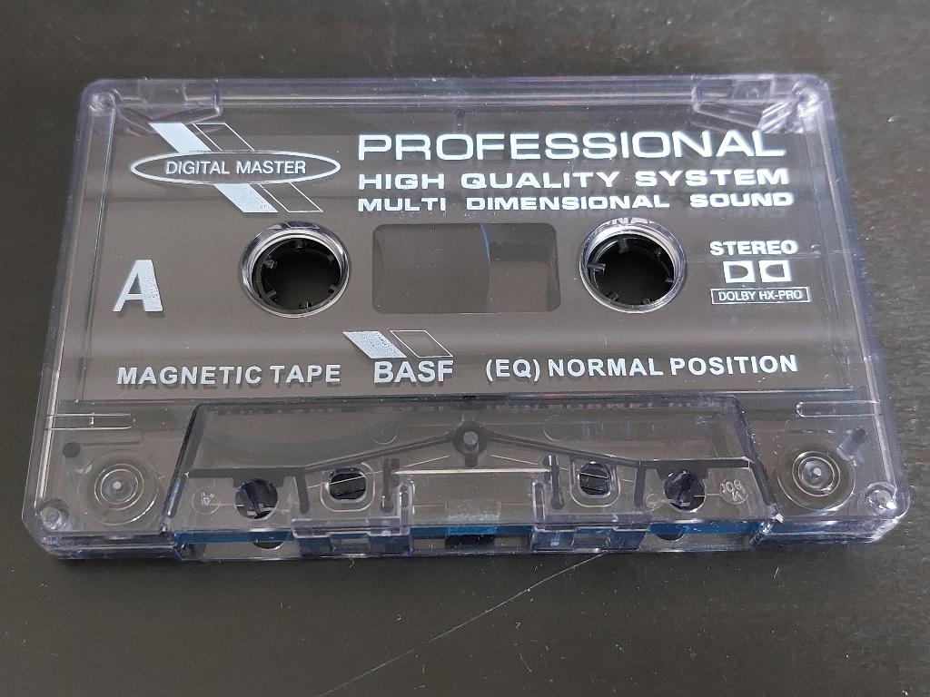 BASF PROFESSIONAL MAGNETIC TAPE C-60 - MC, Overige genres, 1 bandje, Ophalen of Verzenden, Zo goed als nieuw