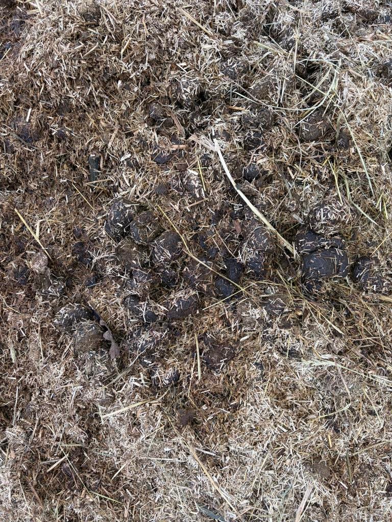 Gratis: Paardenmest met vlas, Tuin en Terras, Aarde en Mest, Ophalen, Tuinaarde