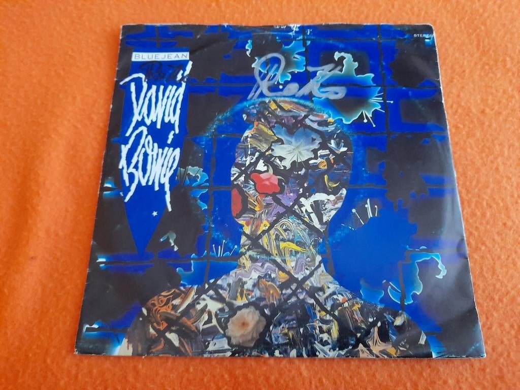 David Bowie - Blue Jean (1984), Cd's en Dvd's, Vinyl Singles, Gebruikt, Single, Pop, 7 inch, Ophalen of Verzenden