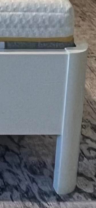 Goossens Verto Bedframe + Dwarsbalkenset + Matras, Huis en Inrichting, Slaapkamer | Bedden, Ophalen, Wit, Zo goed als nieuw, 180 cm