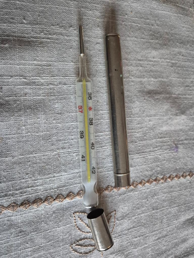 Ouderwetse thermometer, Ophalen of Verzenden, Zo goed als nieuw, Lichaamsthermometer