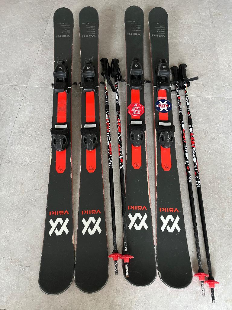 Volkl Mantra junior, Sport en Fitness, Skiën en Langlaufen, Gebruikt, 100 tot 140 cm, Carve, Skiën